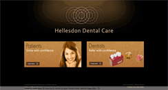 Desktop Screenshot of hellesdondentalcare.co.uk