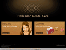 Tablet Screenshot of hellesdondentalcare.co.uk